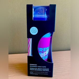 Starbucks Summer 5x Cold Cups with Dome Lids